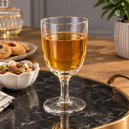 گیلاس خوری بلور پایه کوتاه