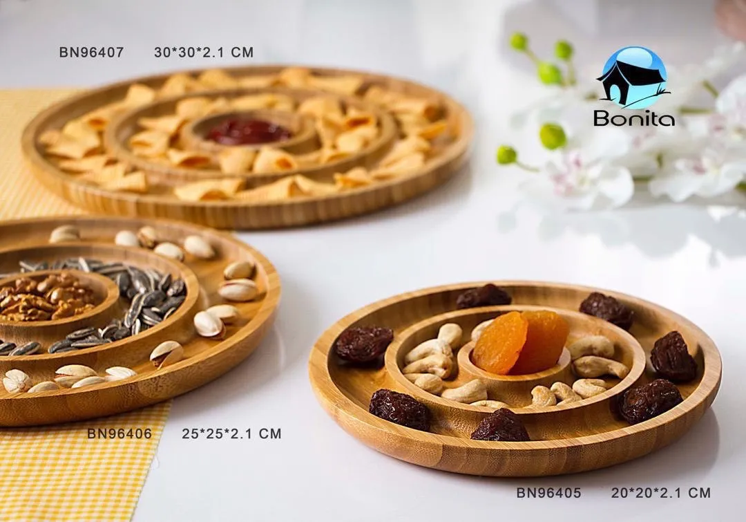 زیتون خوری گرد چوبی
